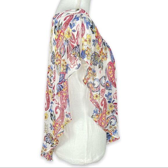 Apt. 9 Floral and Paisley Chiffon Blouse - Picture 3 of 8